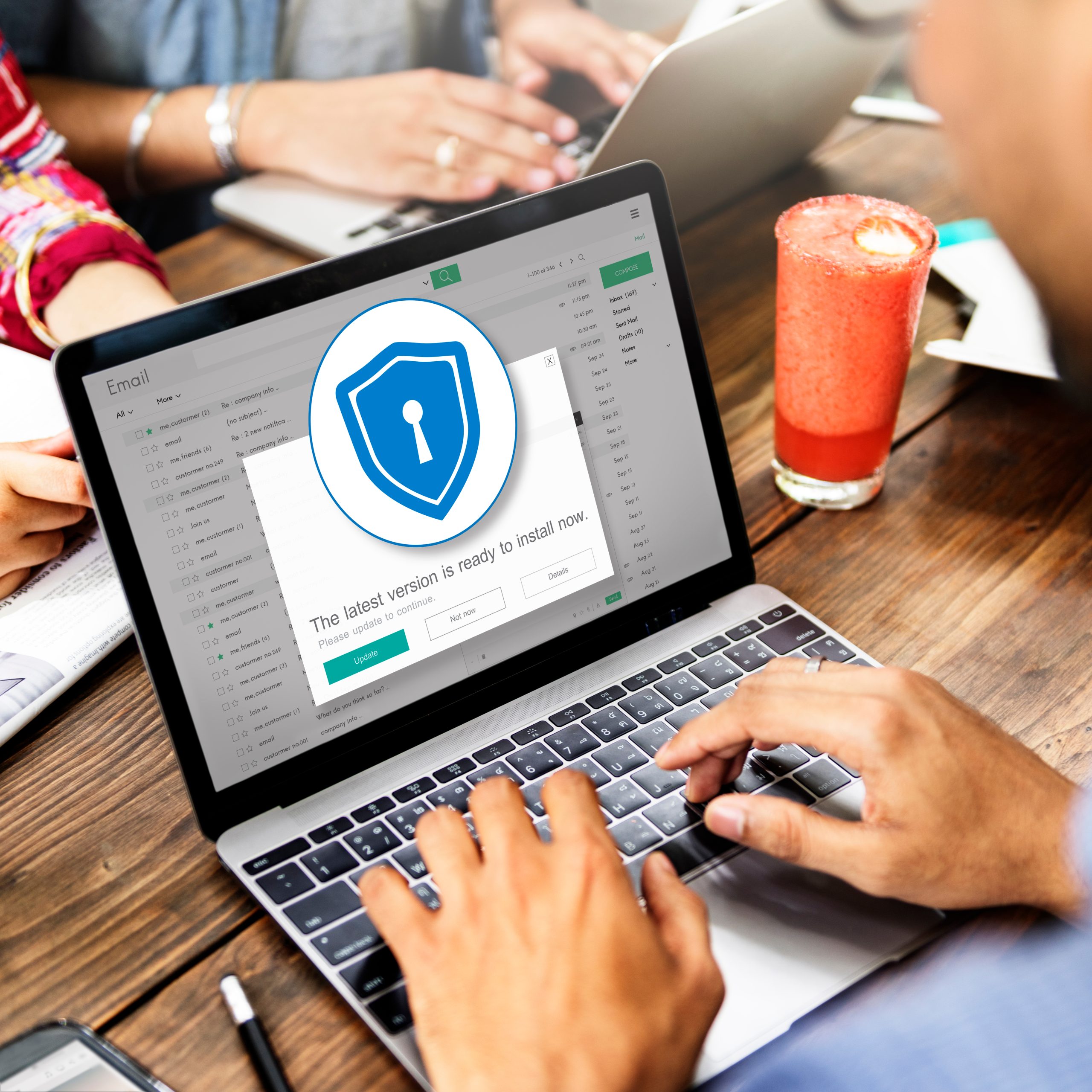 Firewall Antivirus Alert Protection Security Caution Concept